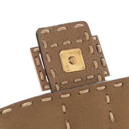 Fendi Curly Sheepskin Cuoio Romano Selleria Baguette Camel Cammello 7 of 11