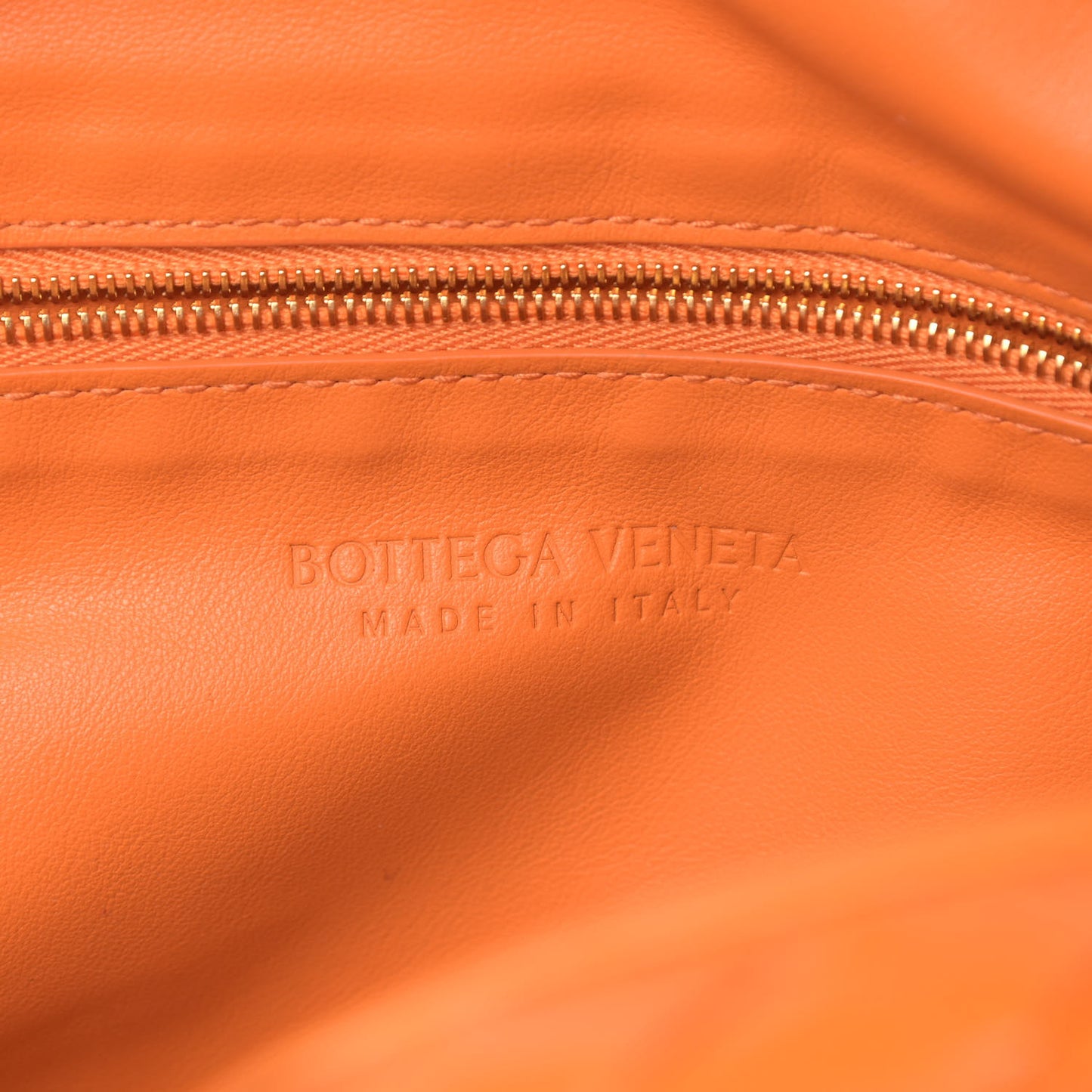 Nappa Intrecciato Medium Jodie Twist Orange