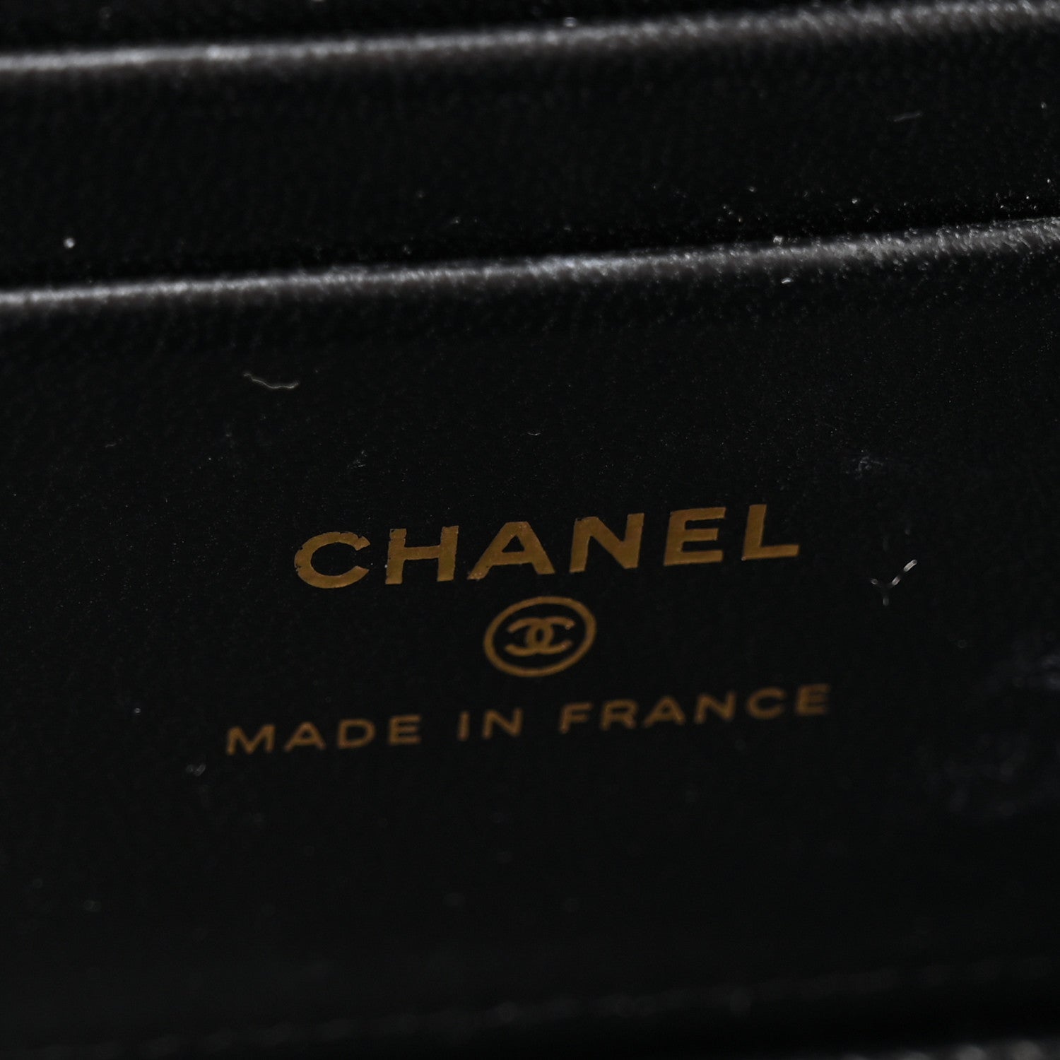 Chanel Lambskin Quilted Small Top Handle Vanity Case With Chain Black 6 of 11