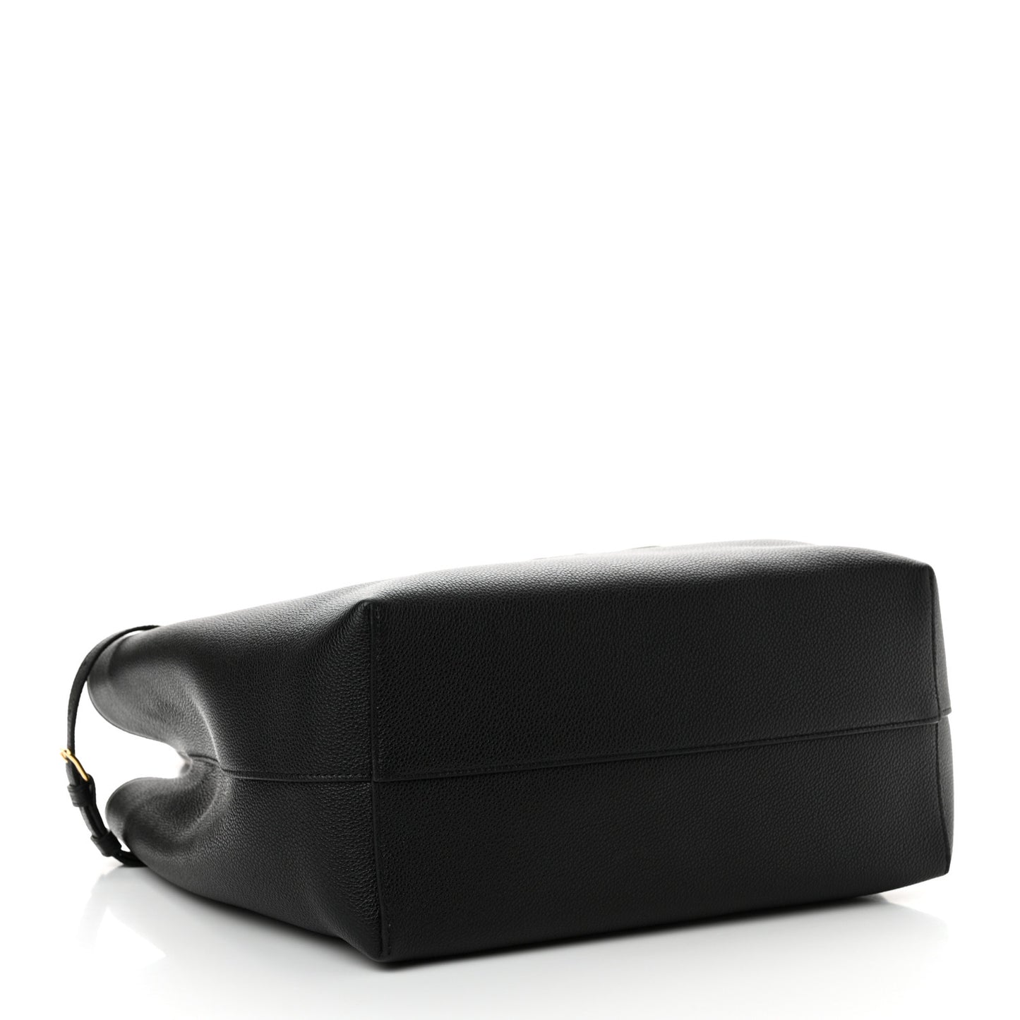 Grained Calfskin Triomphe Medium Cabas Anais Black