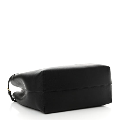 Celine Grained Calfskin Triomphe Medium Cabas Anais Black 4 of 10