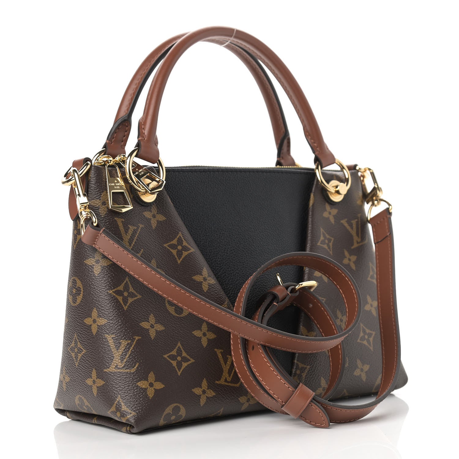Louis Vuitton Monogram V Tote BB Black 3 of 9