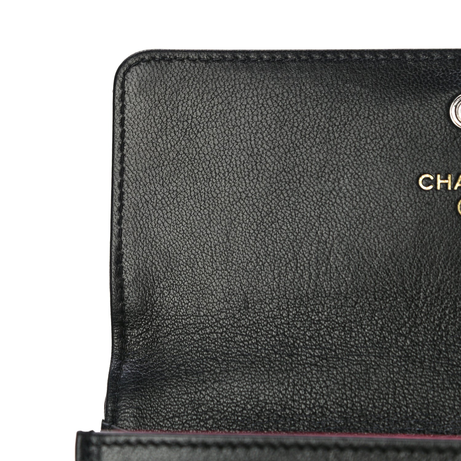 Chanel Lambskin Quilted Chanel 19 Flap Wallet Black 13 of 14