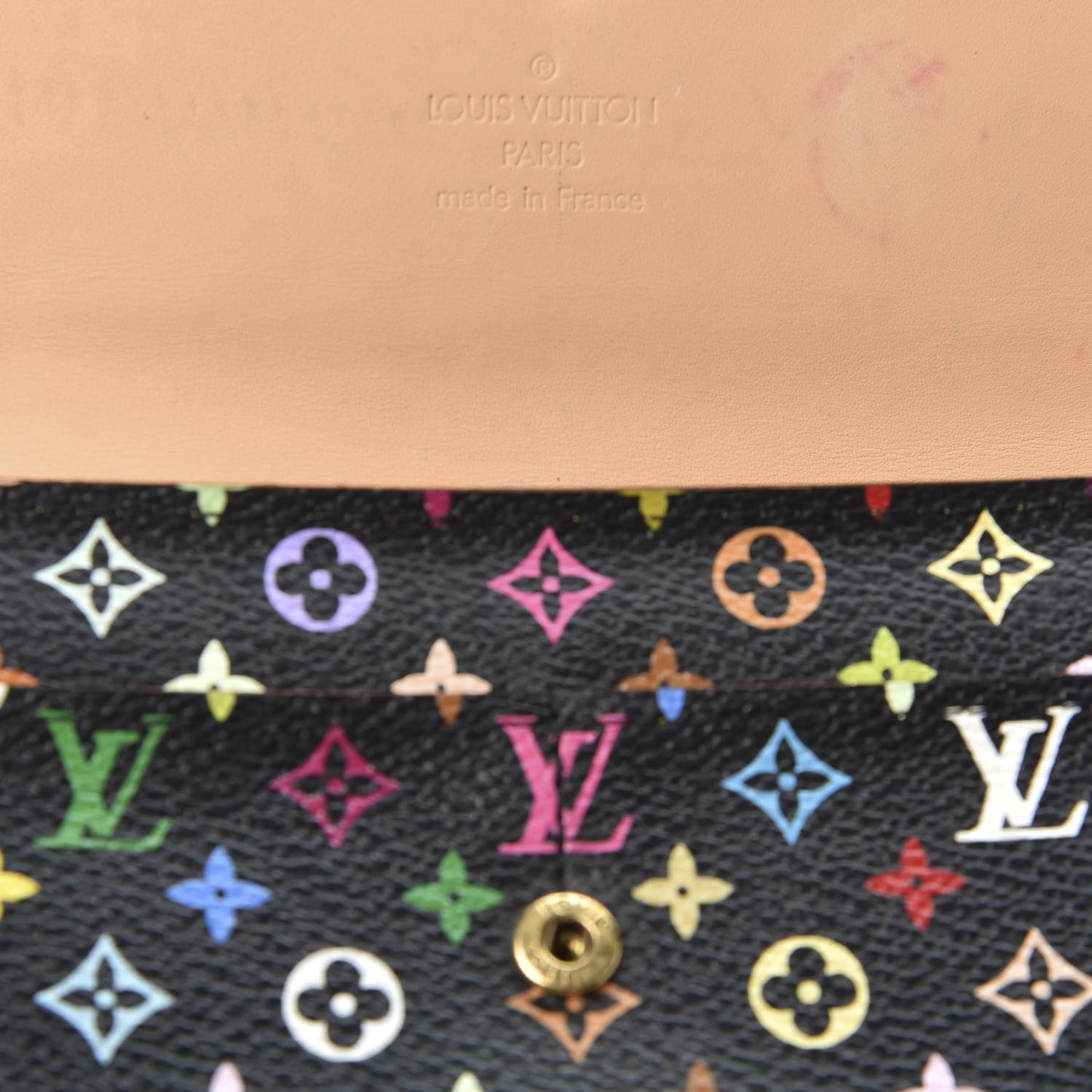 Monogram Multicolor Sarah Wallet Black