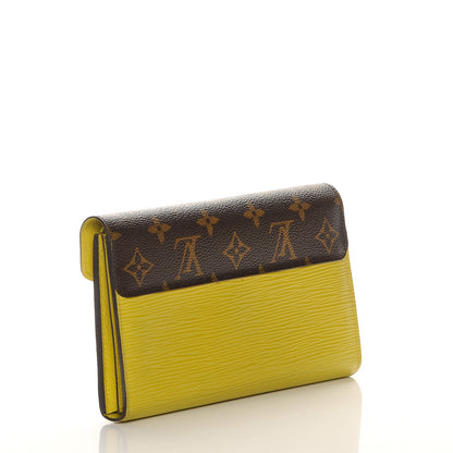 Louis Vuitton Epi Monogram Marie Rose Wallet Pistache 3 of 8