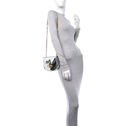 Celine Mirror Calfskin Teen Besace Chain Triomphe Silver 3 of 9