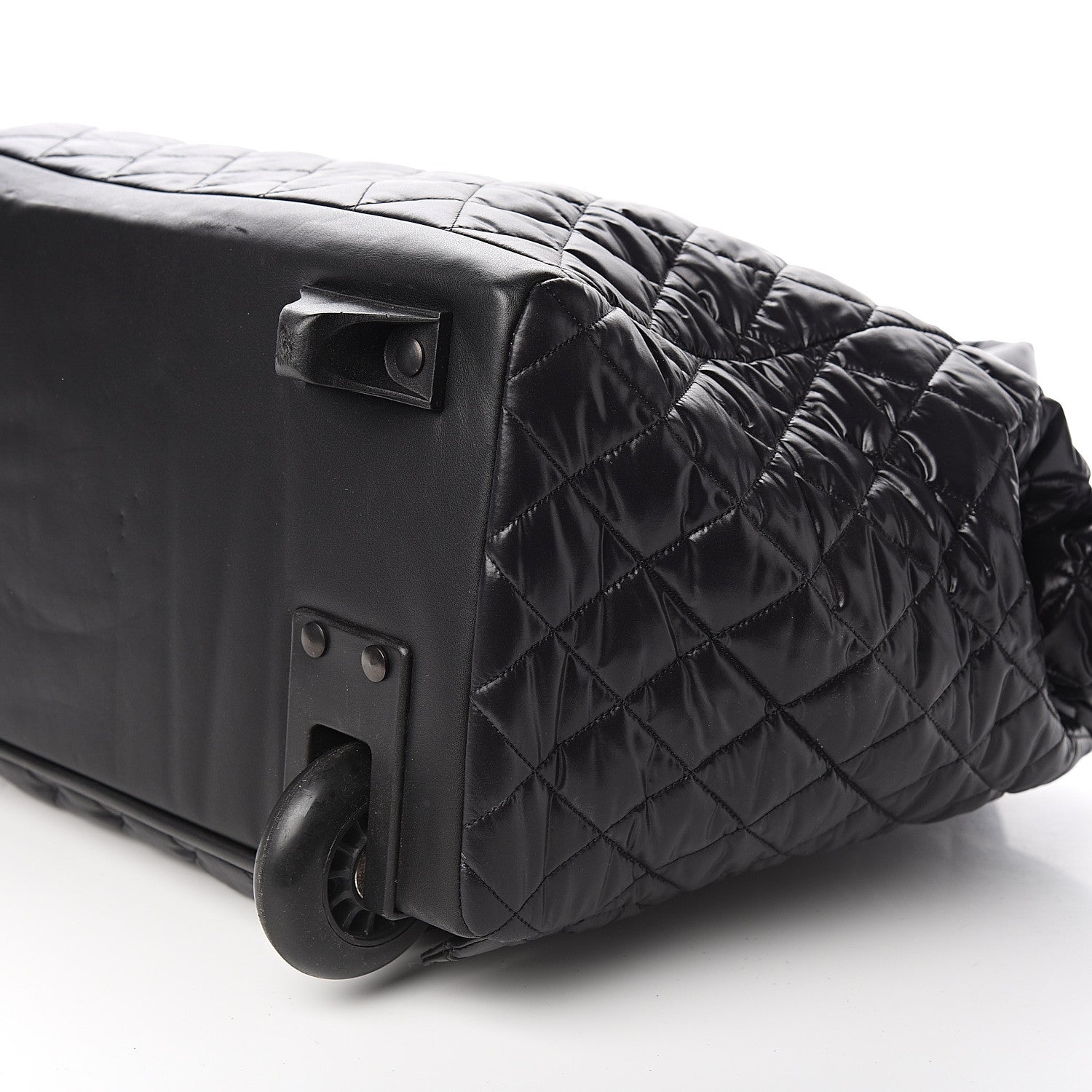 Chanel Nylon Quilted Coco Cocoon Trolley Black 8 of 9