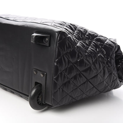 Chanel Nylon Quilted Coco Cocoon Trolley Black 8 of 9