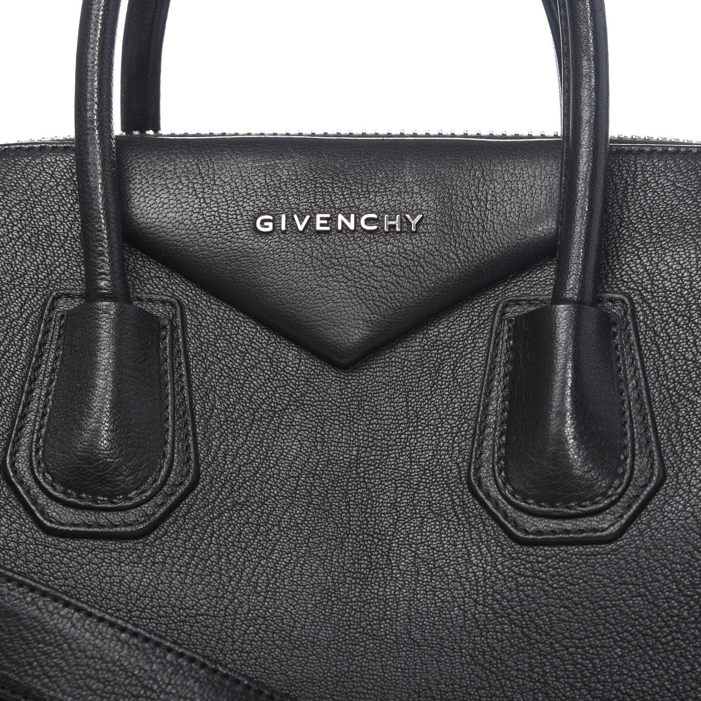 Sugar Goatskin Medium Antigona Black