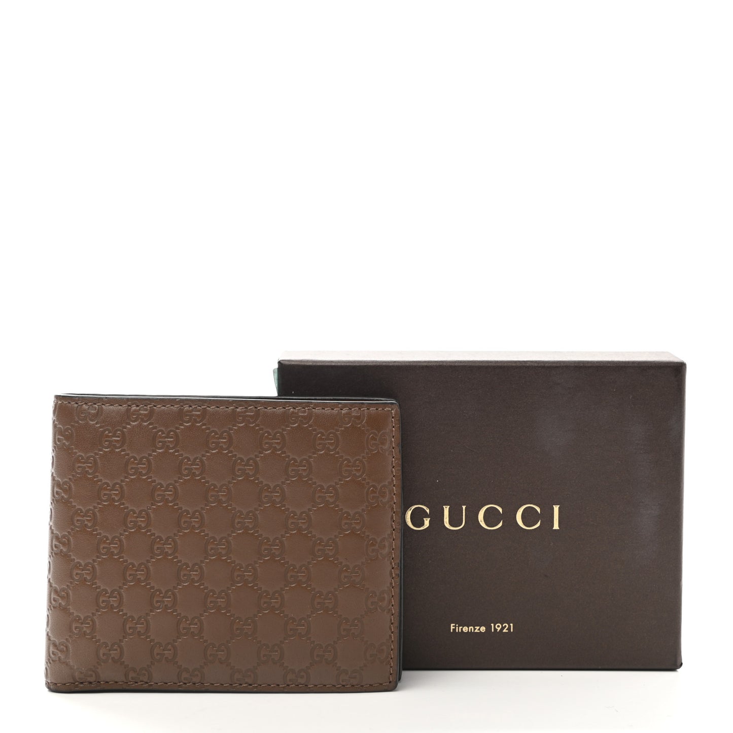 Microguccissima Bi-Fold Wallet Acero