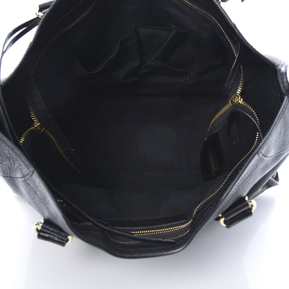 Balenciaga Chevre Gold Metallic Edge Hardware City Black 5 of 13