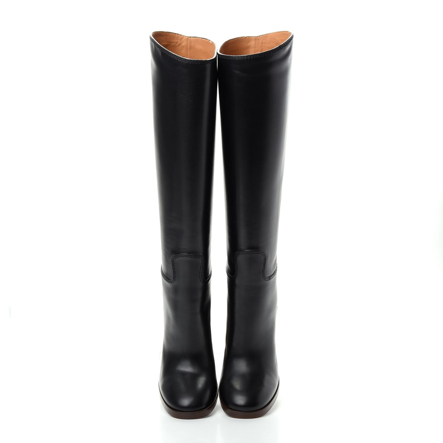 Calfskin Knee High Lifford Boots 37 Black