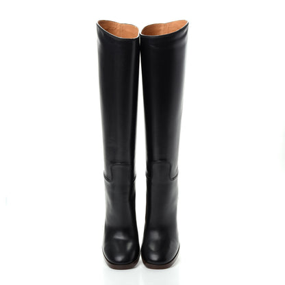 Gucci Calfskin Knee High Lifford Boots 37 Black 5 of 9
