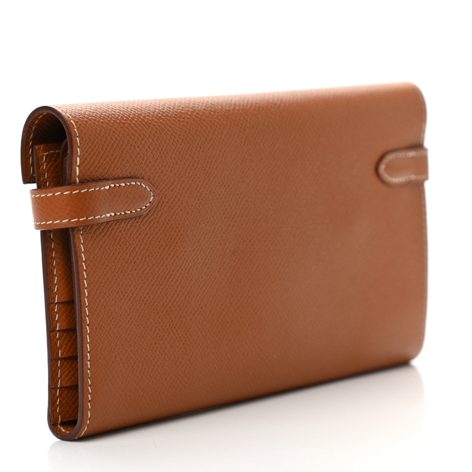 Hermes Epsom Kelly Tri-Fold Wallet Gold 3 of 9