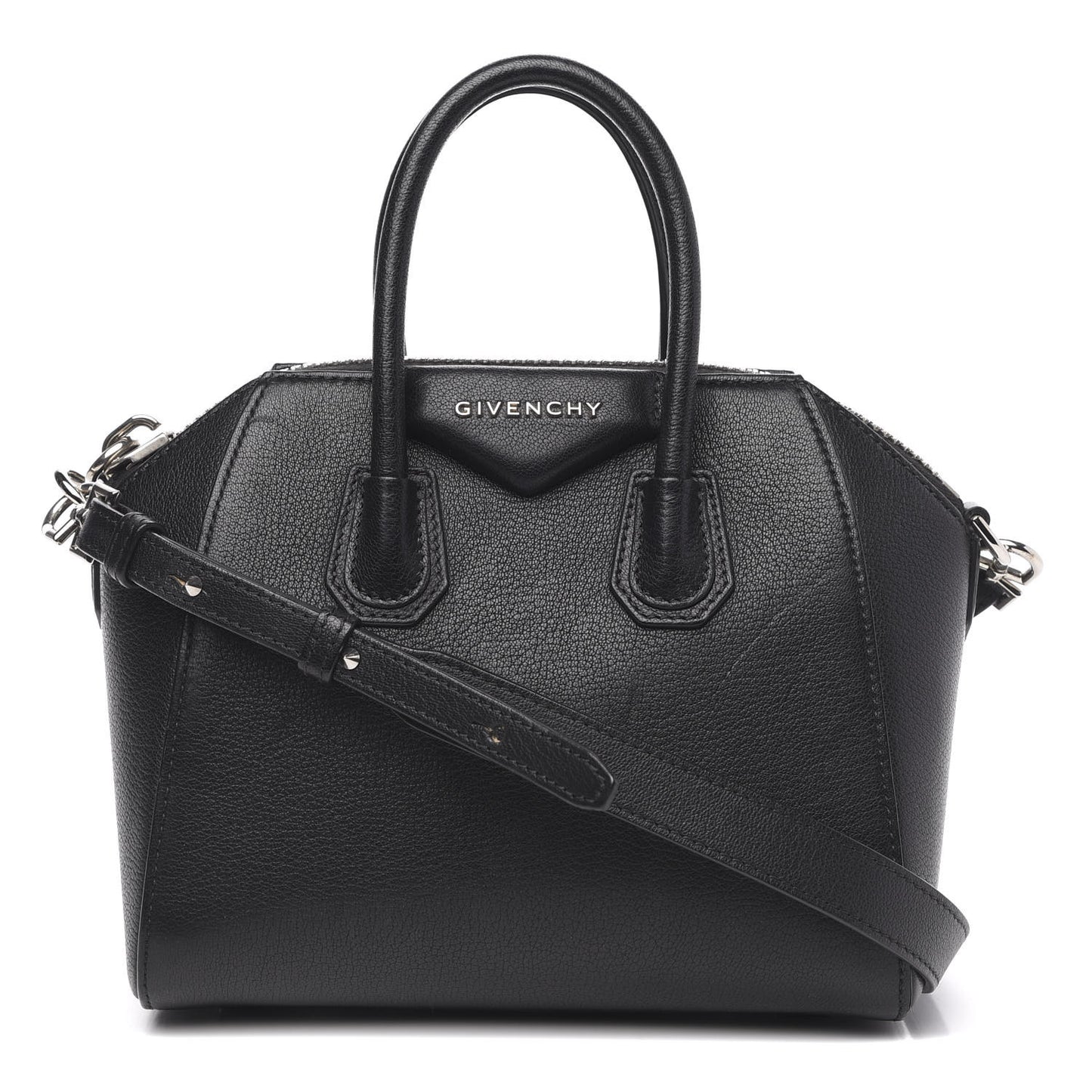 Sugar Goatskin Mini Antigona Black