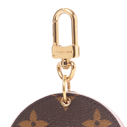 Louis Vuitton Monogram LV Mirror Bag Charm Key Holder Rose Ballerine 2 of 5
