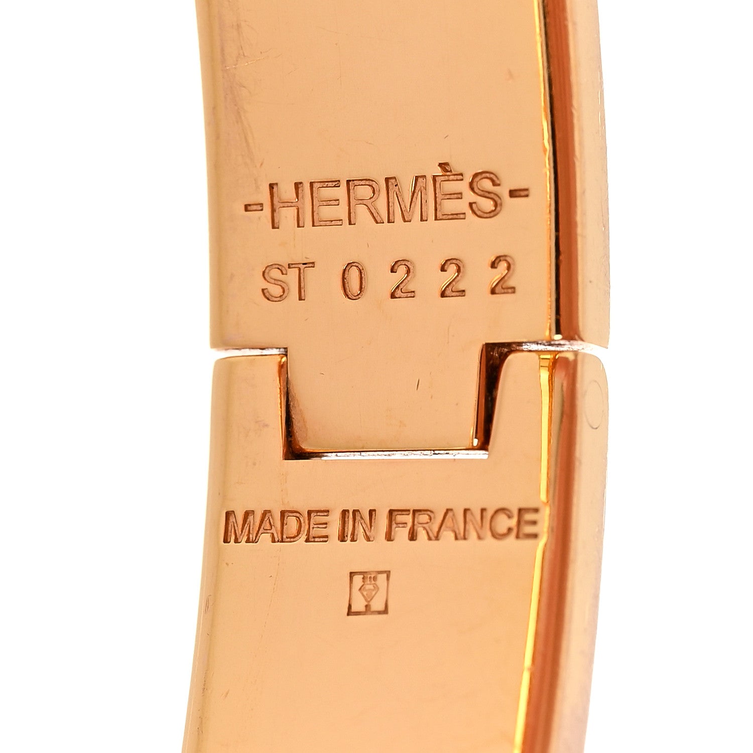 Hermes Enamel Narrow Clic Cadenas Locky Me Bracelet PM Songe Pastel 4 of 5