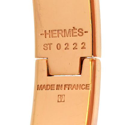 Hermes Enamel Narrow Clic Cadenas Locky Me Bracelet PM Songe Pastel 4 of 5