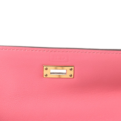 Hermes Swift Kelly Retourne 25 Rose Azalee 13 of 13
