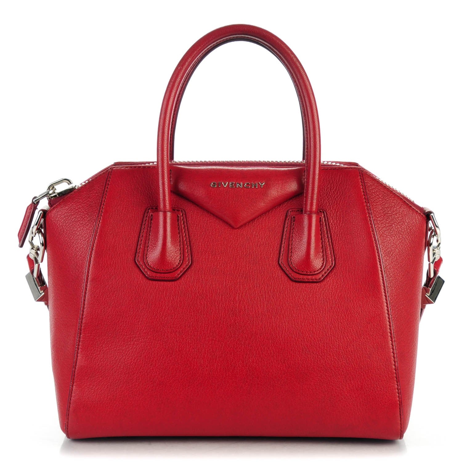 Givenchy Sugar Goatskin Small Antigona Bright Red 1 of 7