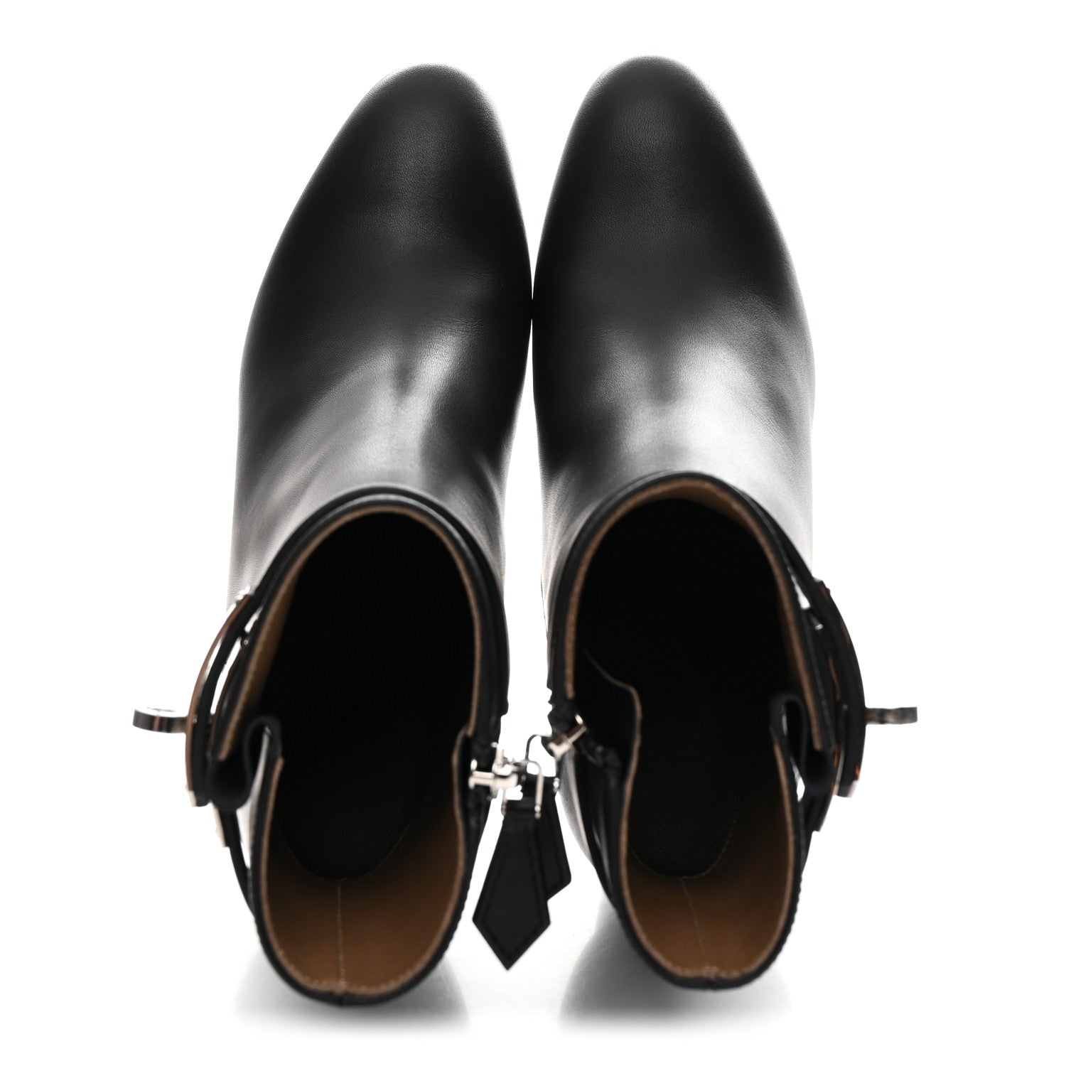 Hermes Calfskin Saint Germain Ankle Boots 35 Black 2 of 10