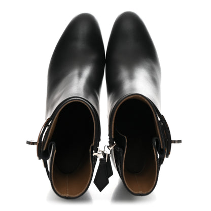 Hermes Calfskin Saint Germain Ankle Boots 35 Black 2 of 10