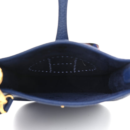 Hermes Taurillon Clemence Flipperball Sangle Evelyne TPM Bleu Saphir Black Bleu Saphir 5 of 11