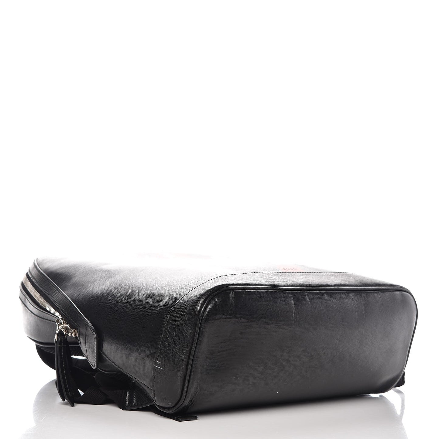 Calfskin Kingsnake Dome Backpack Black