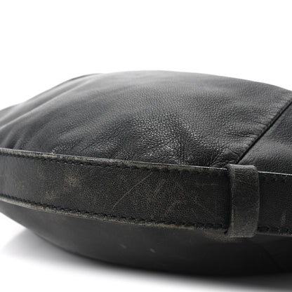 Saint Laurent Buffalo Horn Small Mombasa Hobo Black 9 of 9