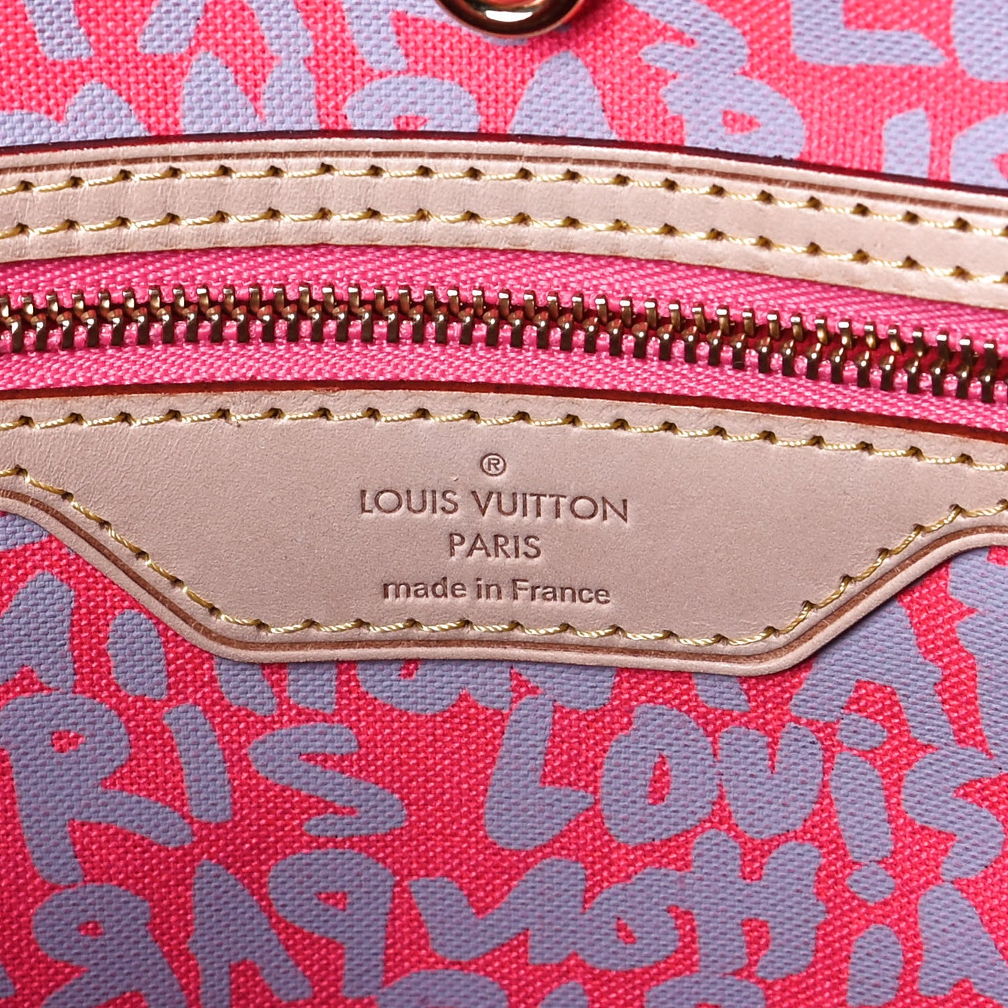 Monogram Graffiti Neverfull GM Fuchsia