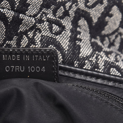 Christian Dior Monogram Saddle Bag Black 7 of 12