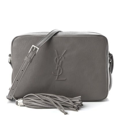 Saint Laurent Lambskin Monogram Small Lou Camera Bag Asphalt 1 of 9