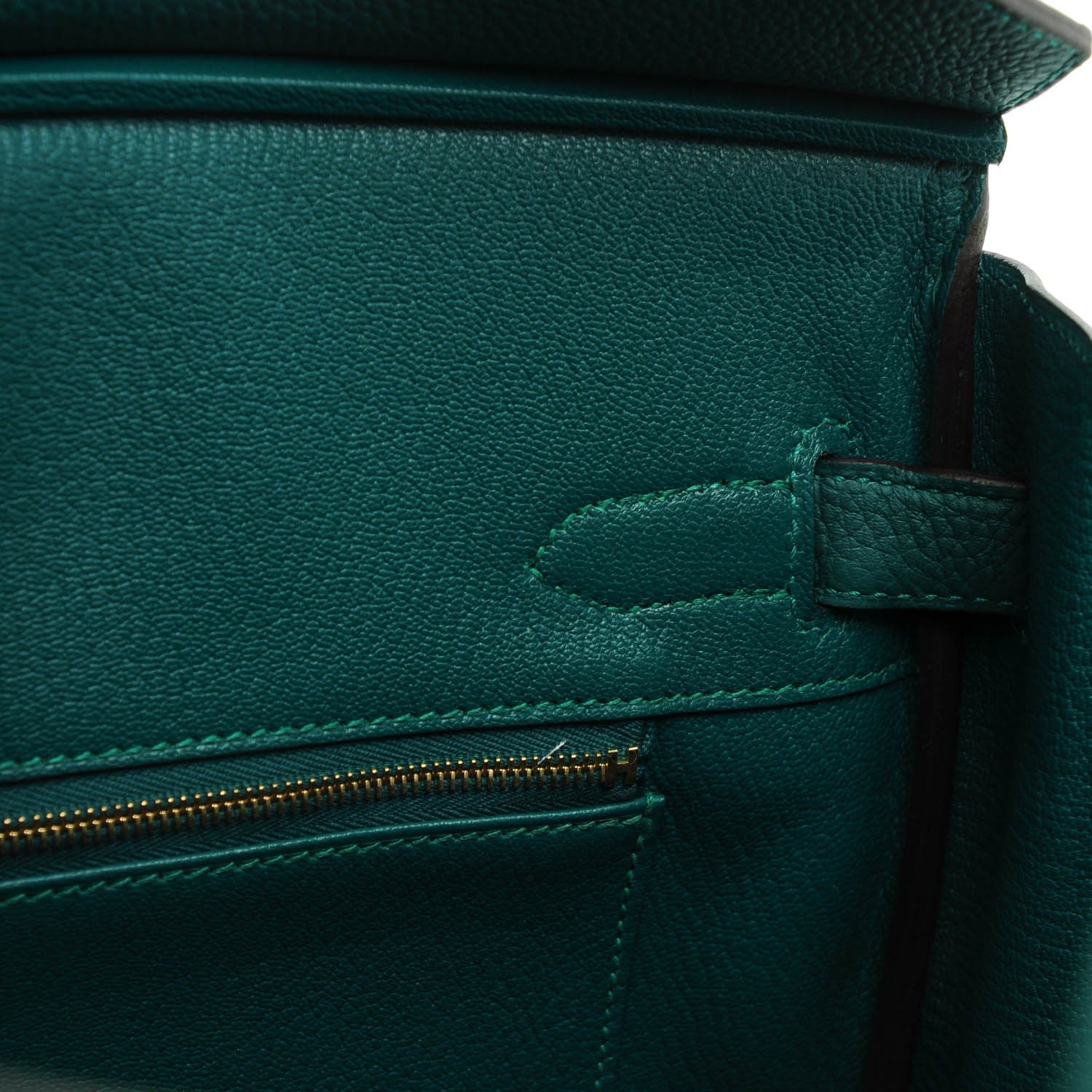 Hermes Togo Birkin 30 Malachite 12 of 22