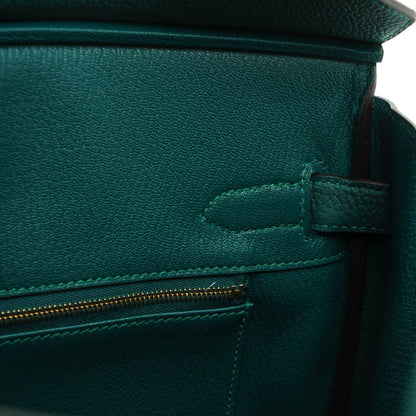 Hermes Togo Birkin 30 Malachite 12 of 22