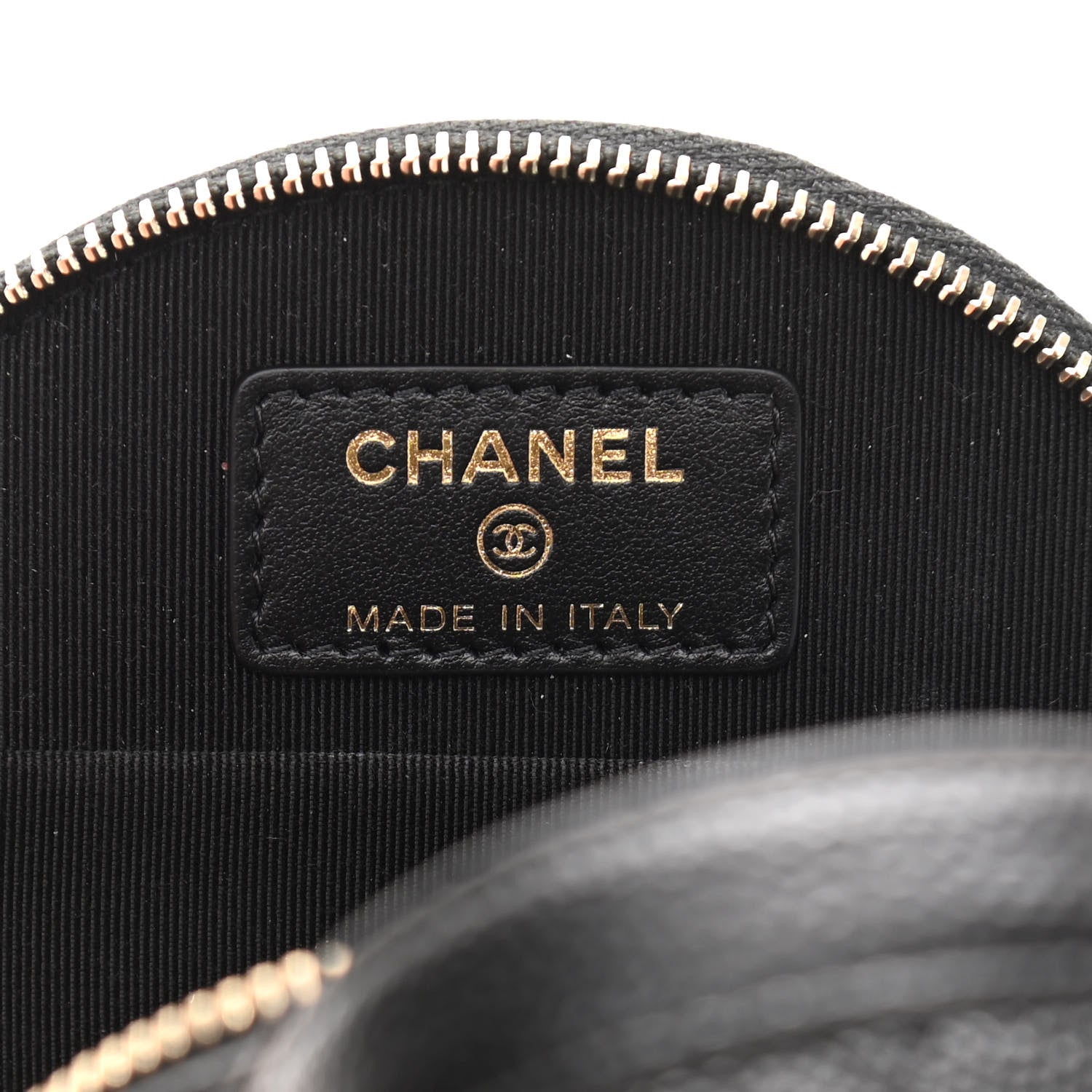 Chanel Caviar Quilted Round Handle With Care Vanity With Chain Black 8 of 14