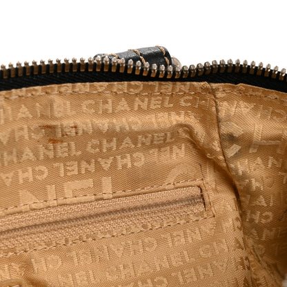 Chanel Calfskin Small Tassel Bowler  Black 11 of 15