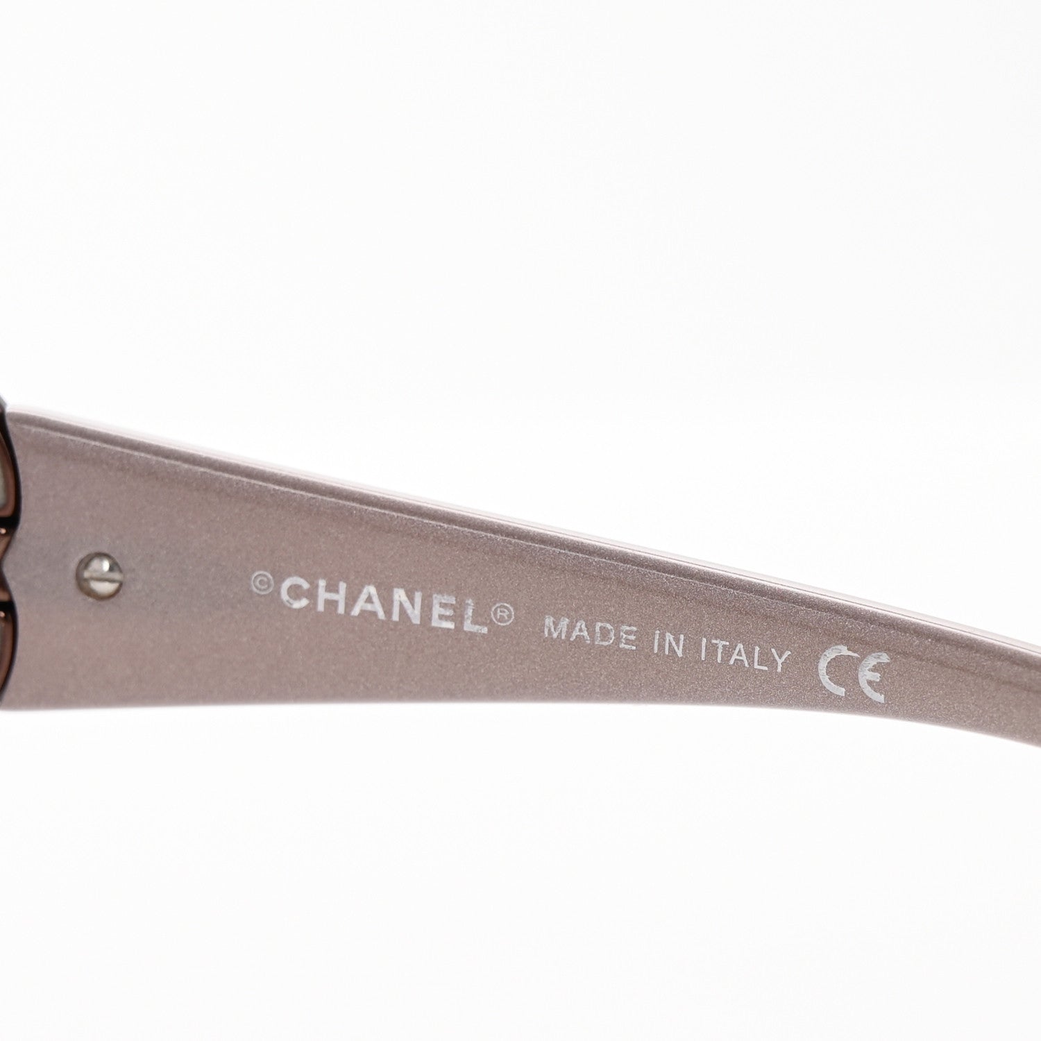 Chanel Swarovski Crystal Camellia CC Sunglasses 4164-B Purple 5 of 7