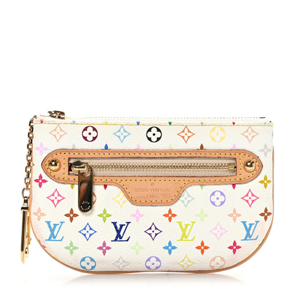 Louis Vuitton Monogram Multicolor Pochette Plate MM White 1 of 6