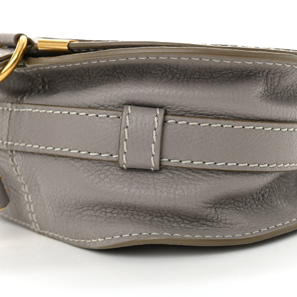Chloe Calfskin Mini Marcie Round Crossbody Bag Cashmere Grey 11 of 12