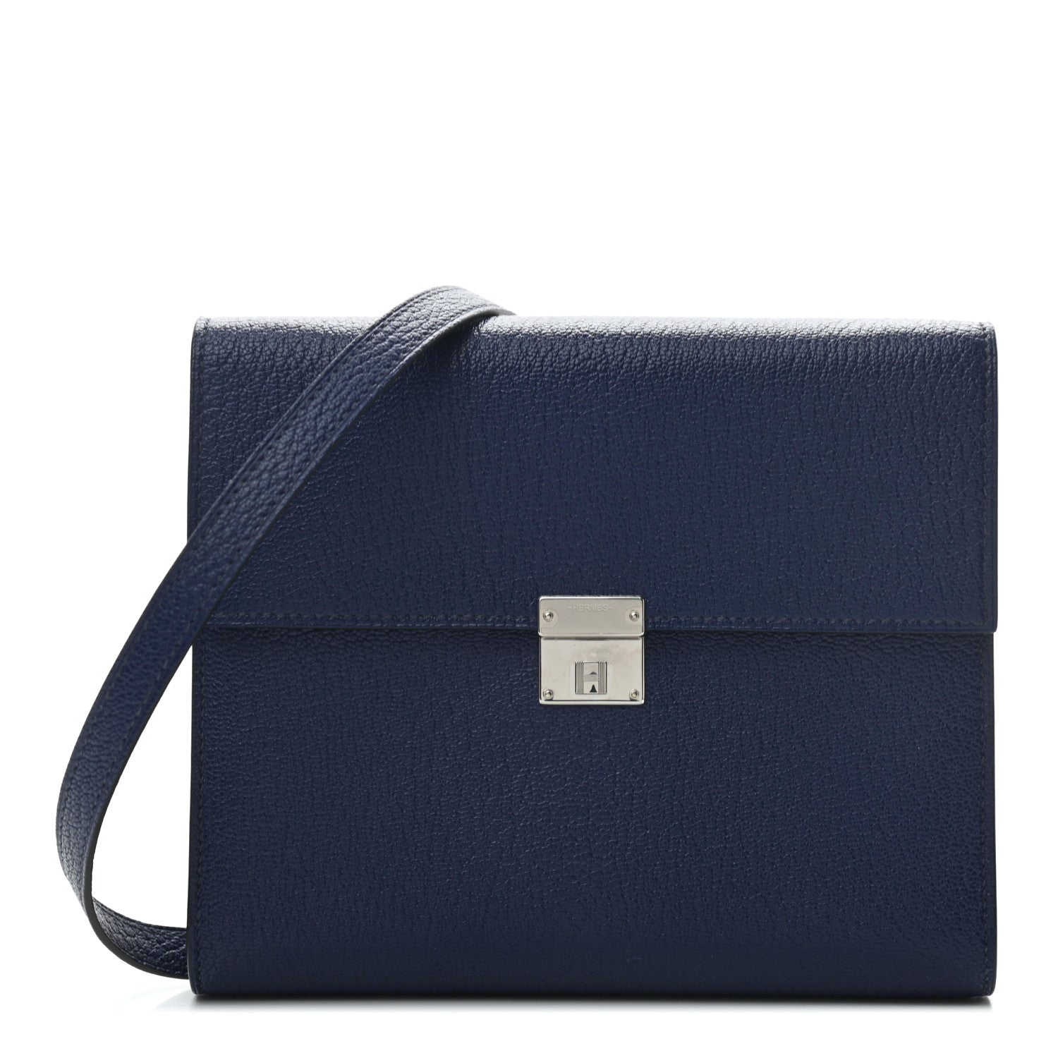 Hermes Chevre Mysore Clic 16 Wallet Blue Encre 1 of 7