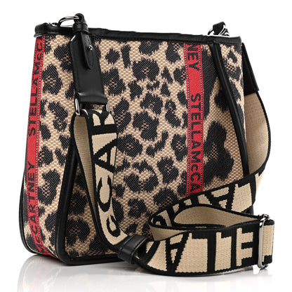 Stella McCartney Eco Leopard Logo Mini Crossbody Black 3 of 10