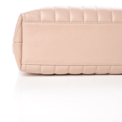 Saint Laurent Calfskin Y Quilted Monogram Small Loulou Shopper Marble Pink 12 of 12