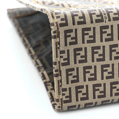 Fendi Zucca Zucchino FF 1974 Tote Tobacco 10 of 11