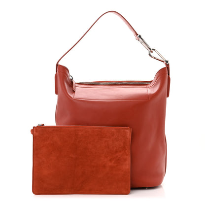 Bottega Veneta Smooth Butter Calfskin Large Hobo Rust 3 of 11