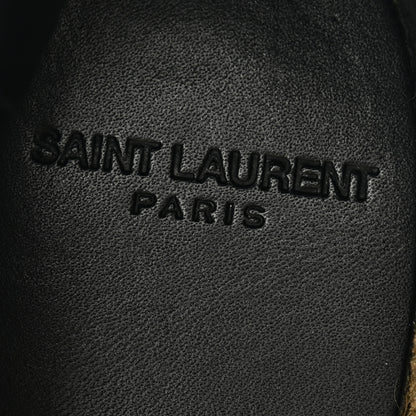 Saint Laurent Canvas Elba Light Logo Embroidered Espadrilles 37 Pink 7 of 12