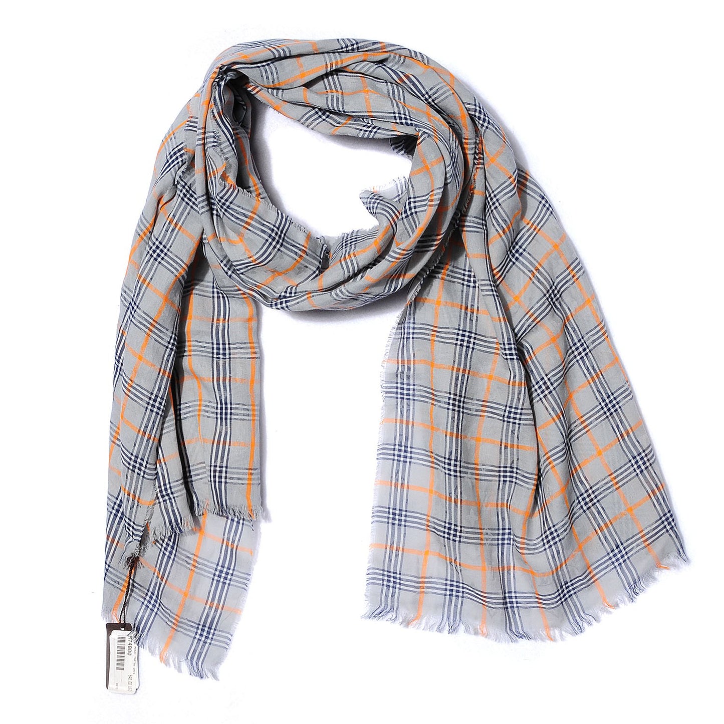 Wool Plaid Masai Tartan Rug Shawl Gris