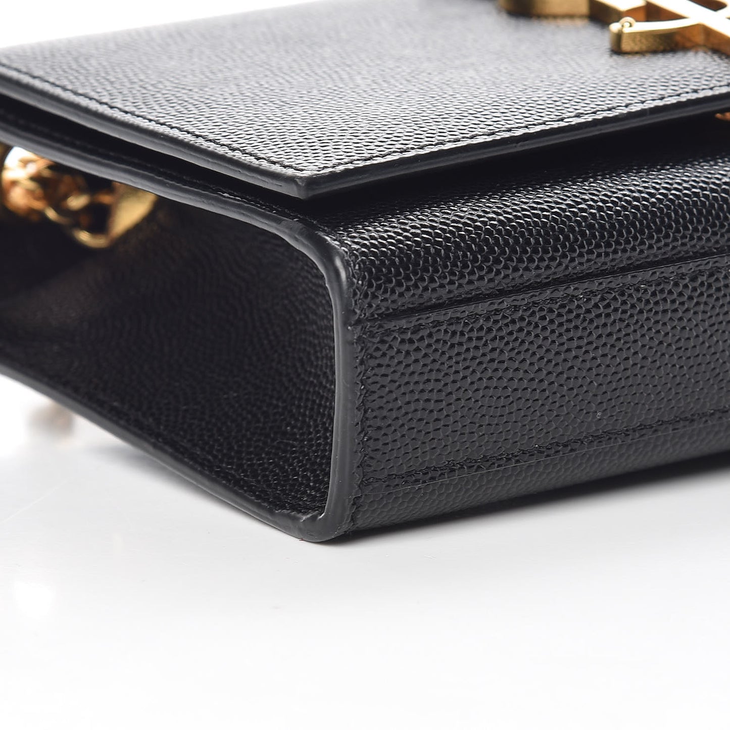 Grain De Poudre Small Monogram Kate Satchel Black