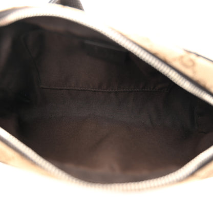 Gucci Monogram Dollar Calfskin Belt Bag Beige Ebony Testa di Moro Marrone Scuro 5 of 12