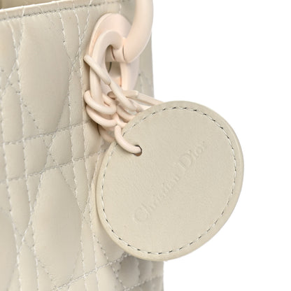 Christian Dior Ultra Matte Calfskin Cannage Mini Lady Dior White 10 of 20