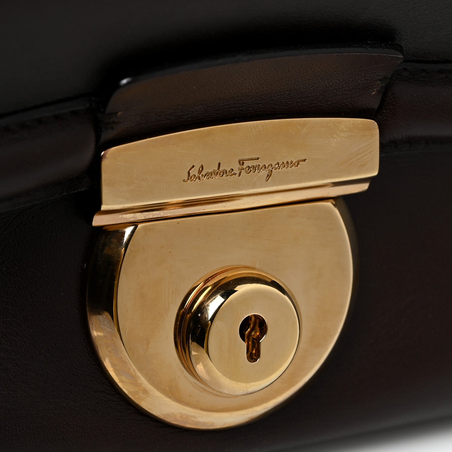 Salvatore Ferragamo Calfskin Fiamma Bag 15 of 16